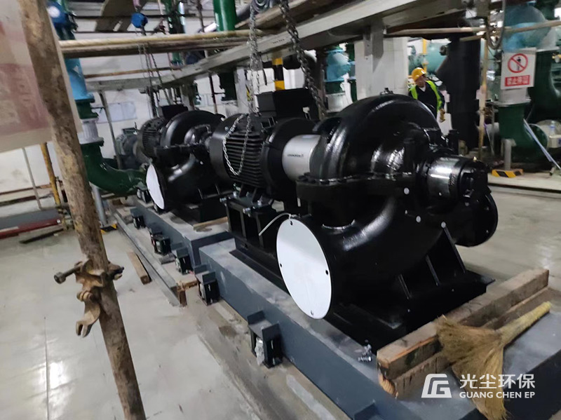 光塵環(huán)保中標為金融街大廈改造中央空調(diào)制冷機房